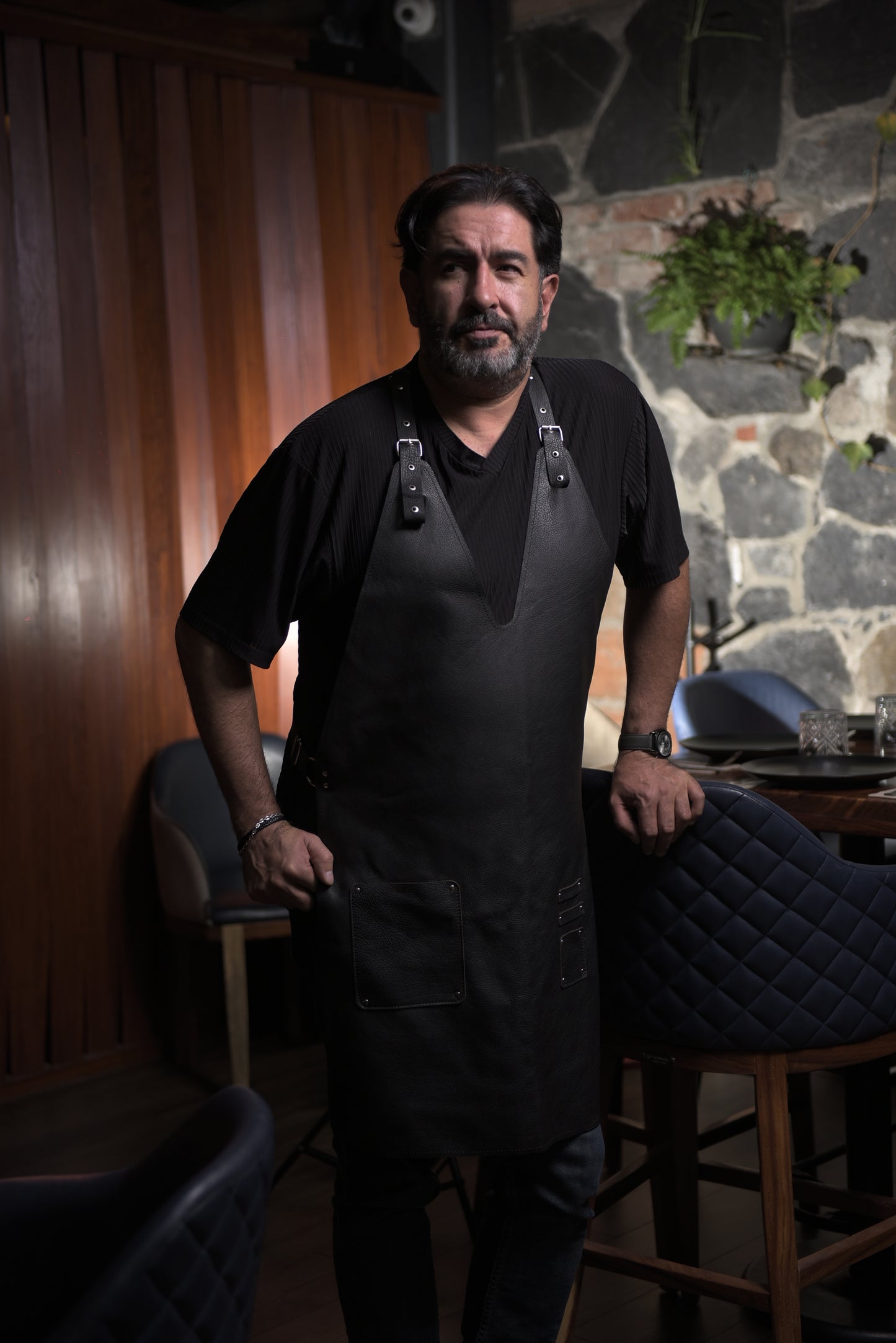 Mandil de Cuero para Sommelier o Parrillero