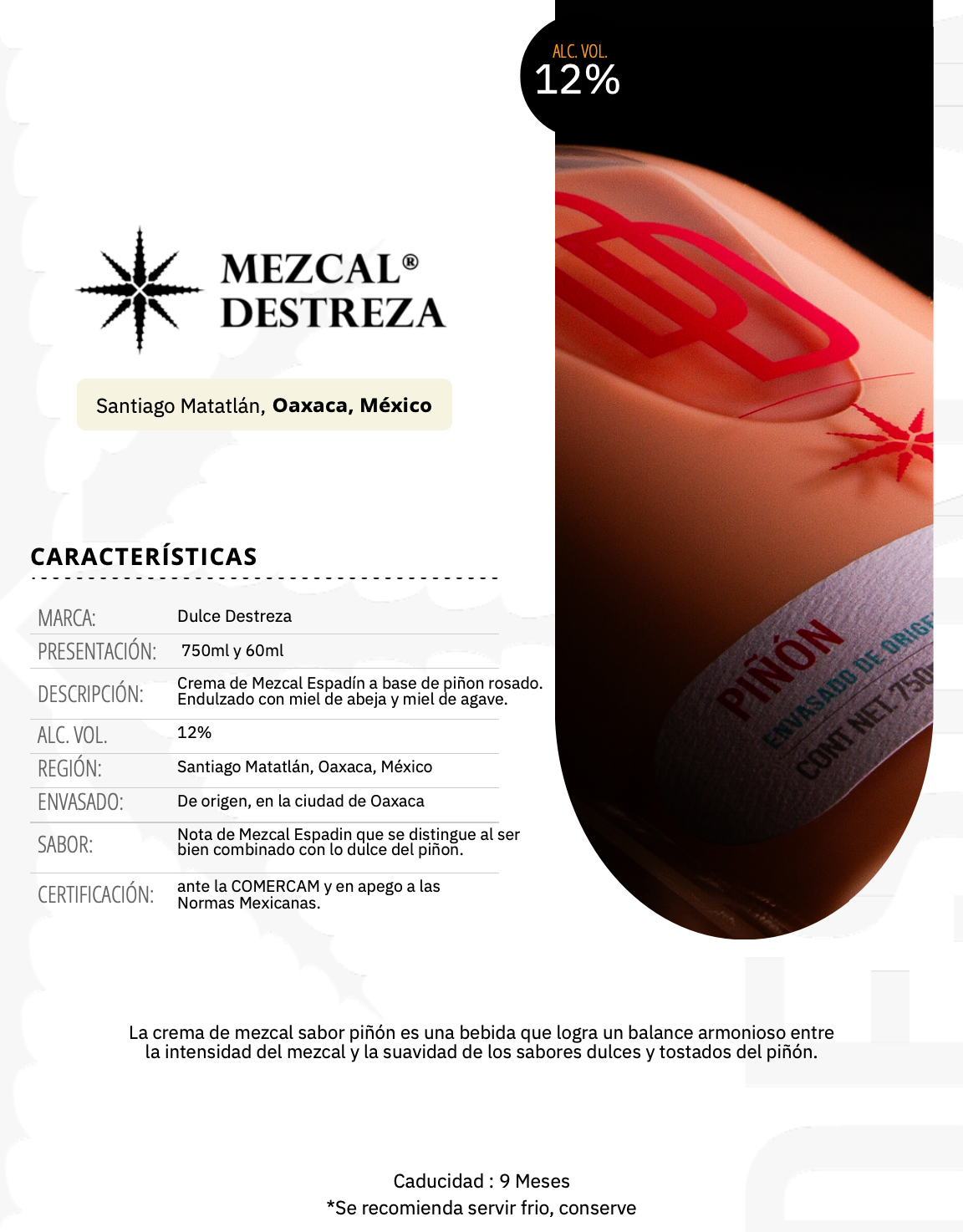 Mezcal Destreza - Piñón