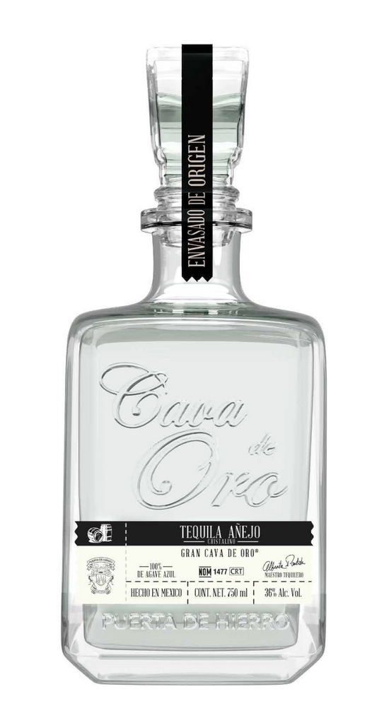 Tequila Cava de Oro - Añejo Cristalino