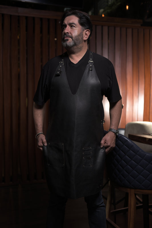 Mandil de Cuero para Sommelier o Parrillero